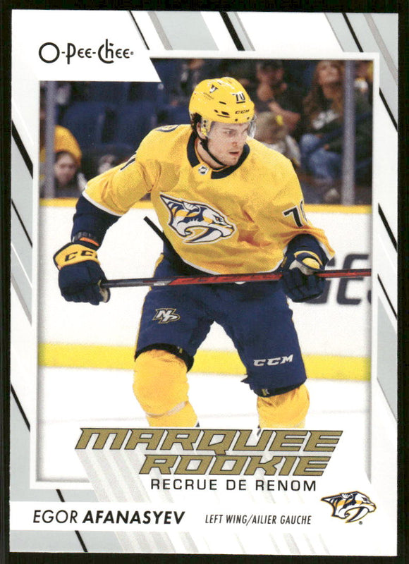 2023-24 O-Pee-Chee #564 Egor Afanasyev RC