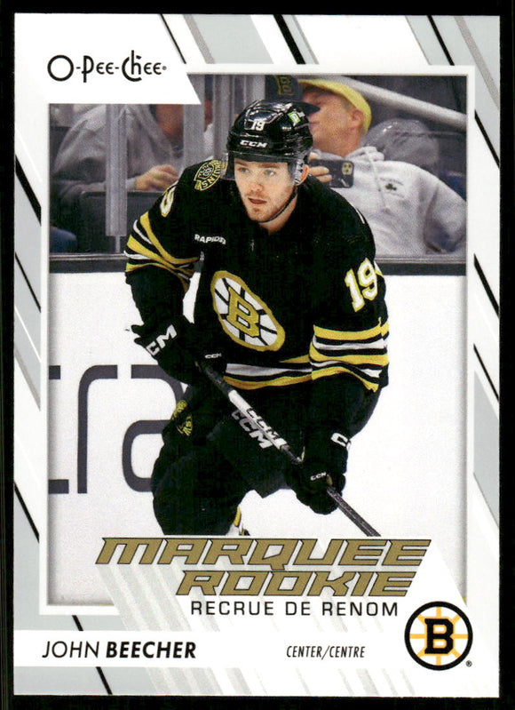 2023-24 O-Pee-Chee #585 John Beecher RC