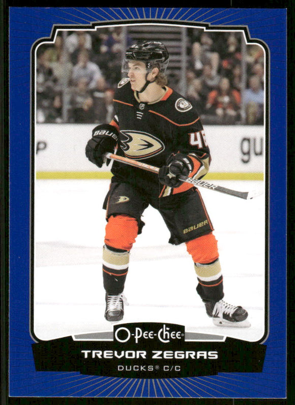 2022-23 O-Pee-Chee Blue #1 Trevor Zegras