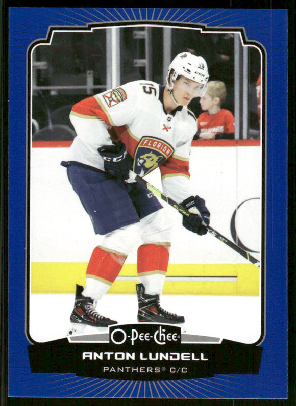 2022-23 O-Pee-Chee Blue #13 Anton Lundell
