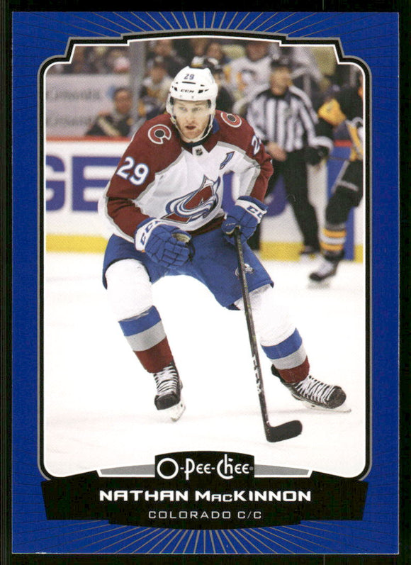 2022-23 O-Pee-Chee Blue #17 Nathan MacKinnon