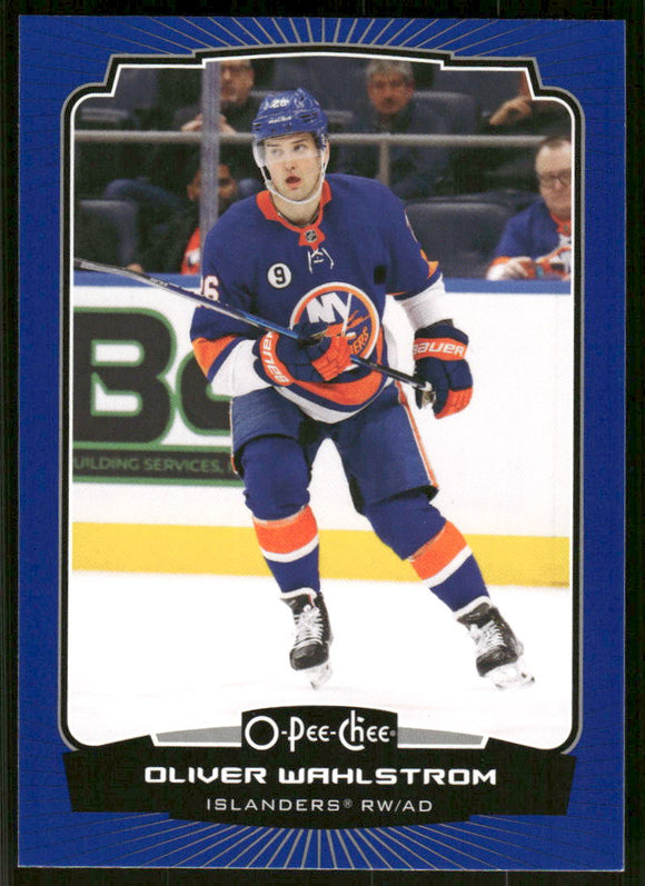 2022-23 O-Pee-Chee Blue #104 Oliver Wahlstrom
