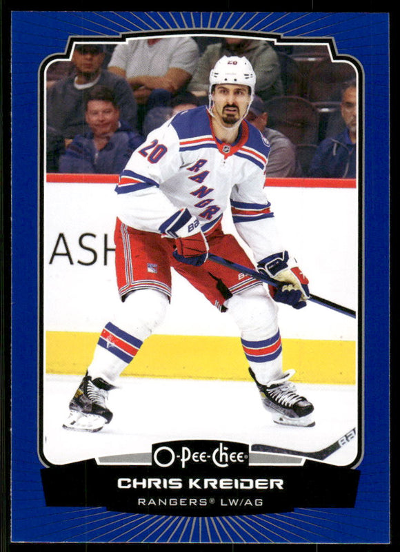 2022-23 O-Pee-Chee Blue #142 Chris Kreider