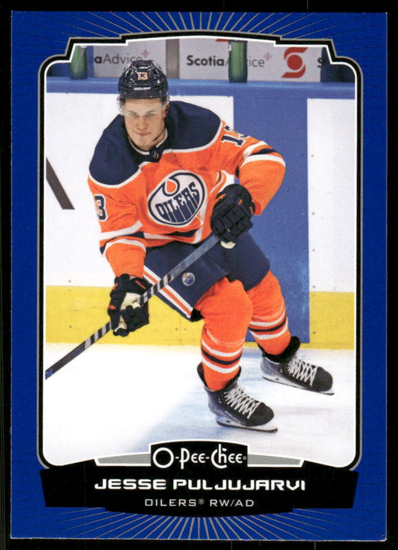 2022-23 O-Pee-Chee Blue #201 Jesse Puljujarvi