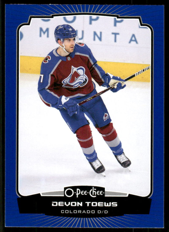2022-23 O-Pee-Chee Blue #272 Devon Toews
