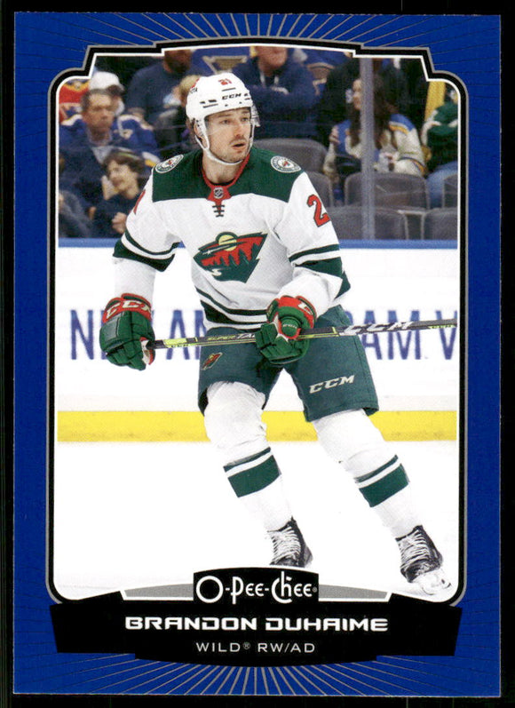 2022-23 O-Pee-Chee Blue #283 Brandon Duhaime