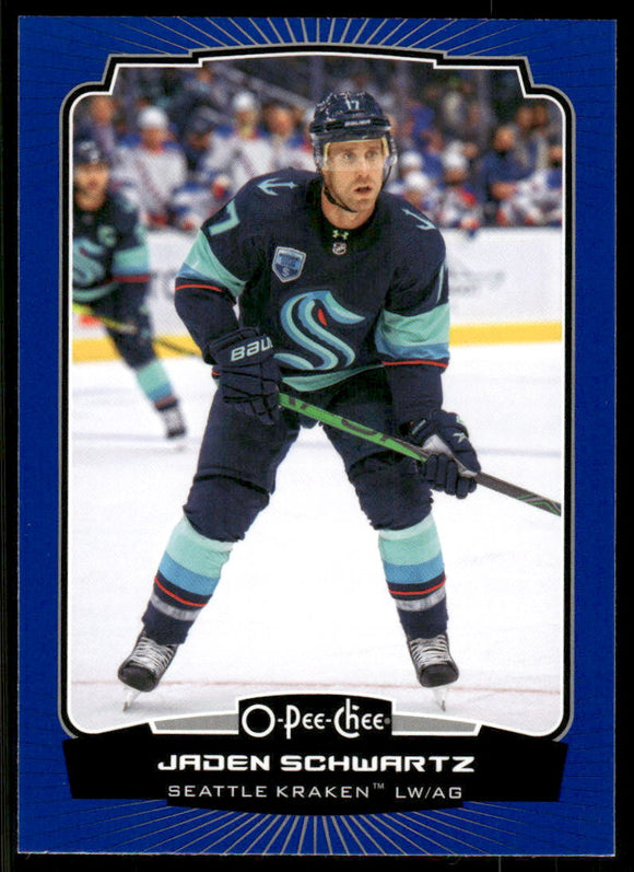 2022-23 O-Pee-Chee Blue #387 Jaden Schwartz