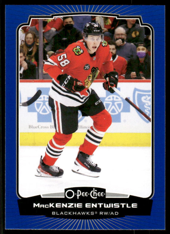 2022-23 O-Pee-Chee Blue #393 MacKenzie Entwistle