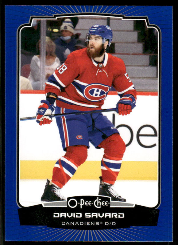 2022-23 O-Pee-Chee Blue #418 David Savard