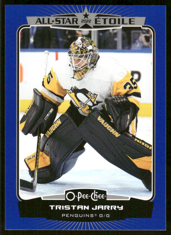 2022-23 O-Pee-Chee Blue #511 Tristan Jarry AS