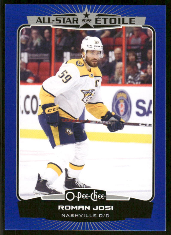 2022-23 O-Pee-Chee Blue #530 Roman Josi AS