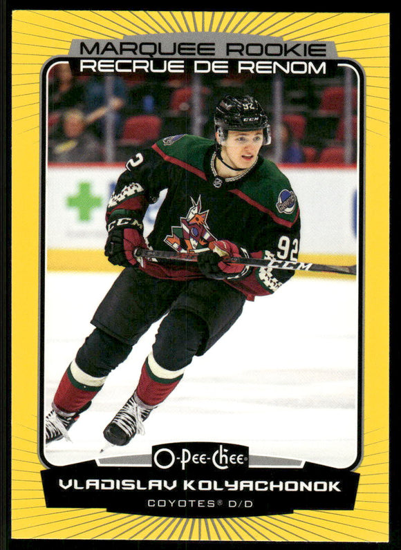 2022-23 O-Pee-Chee Yellow #550 Vladislav Kolyachonok