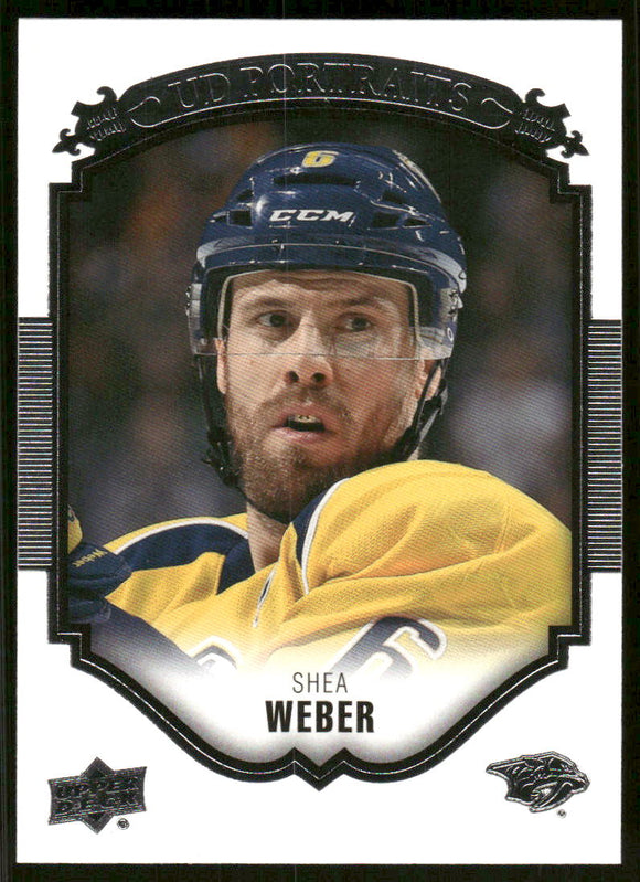 2015-16 Upper Deck UD Portraits #P15 Shea Weber