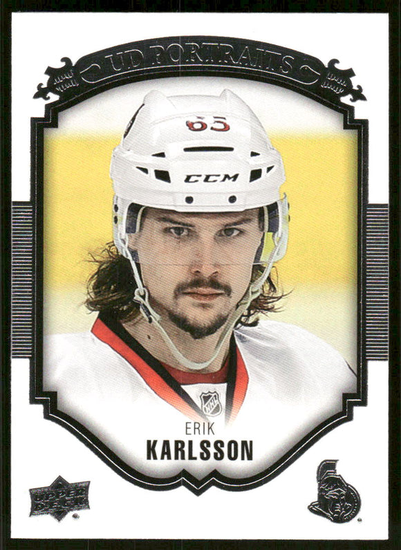 2015-16 Upper Deck UD Portraits #P16 Erik Karlsson