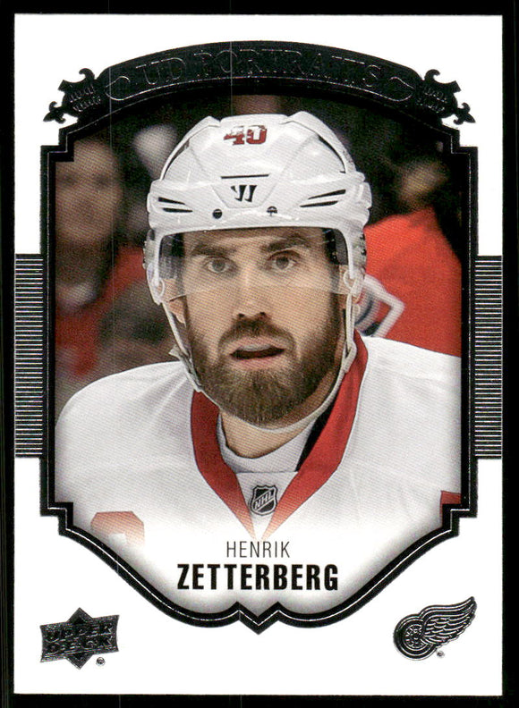 2015-16 Upper Deck UD Portraits #P23 Henrik Zetterberg