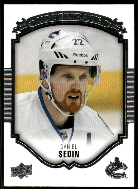 2015-16 Upper Deck UD Portraits #P24 Daniel Sedin