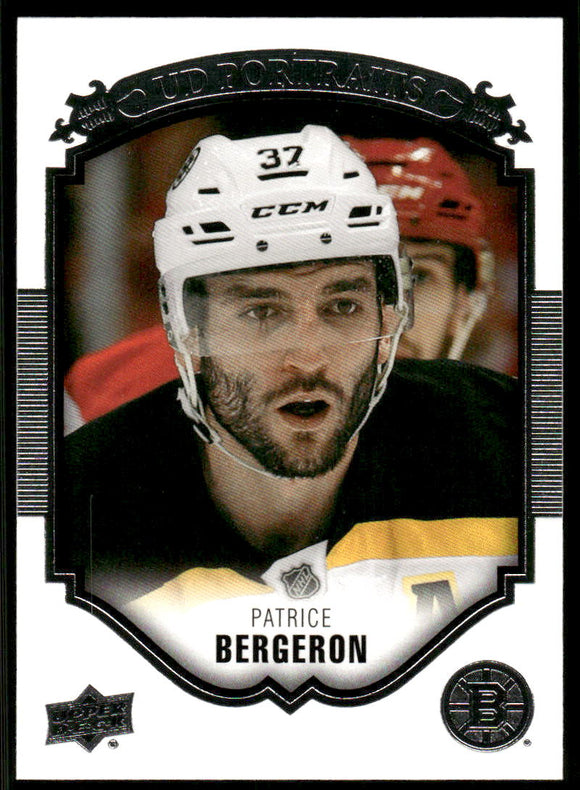 2015-16 Upper Deck UD Portraits #P46 Patrice Bergeron