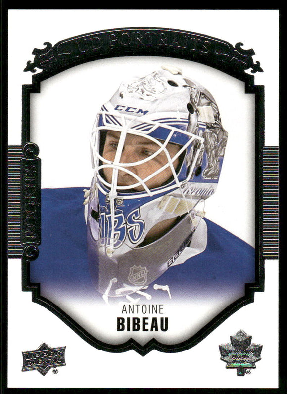 2015-16 Upper Deck UD Portraits #P63 Antoine Bibeau