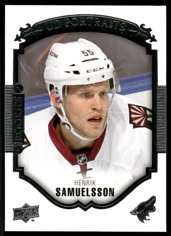 2015-16 Upper Deck UD Portraits #P67 Henrik Samuelsson
