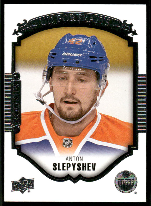 2015-16 Upper Deck UD Portraits #P82 Anton Slepyshev