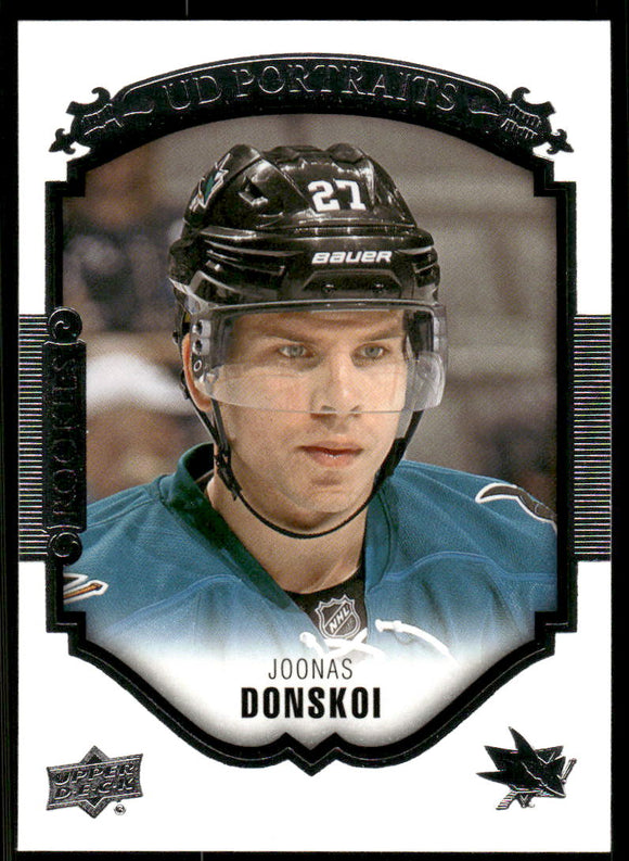2015-16 Upper Deck UD Portraits #P88 Joonas Donskoi