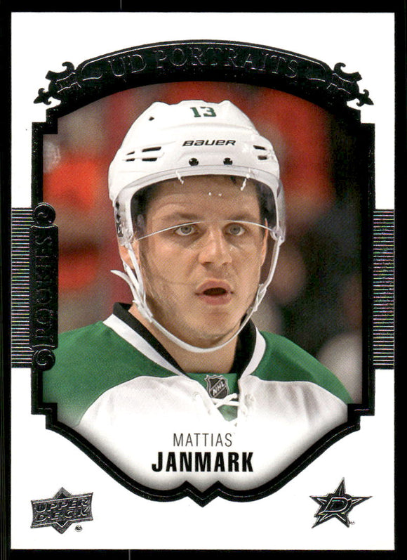 2015-16 Upper Deck UD Portraits #P97 Mattias Janmark