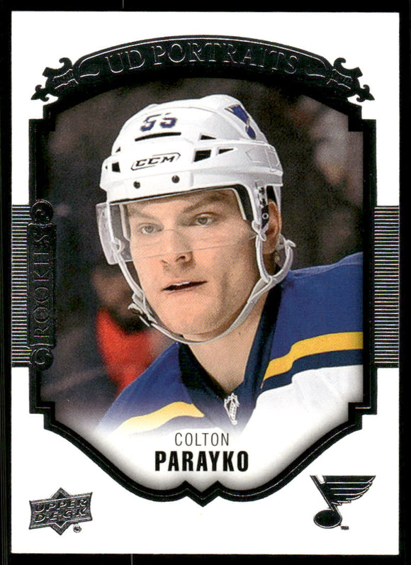 2015-16 Upper Deck UD Portraits #P99 Colton Parayko