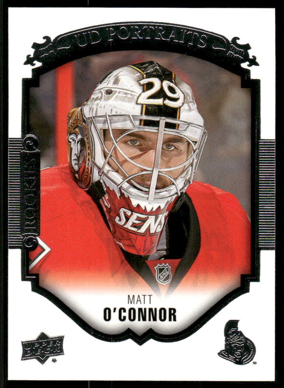 2015-16 Upper Deck UD Portraits #P103 Matt O'Connor