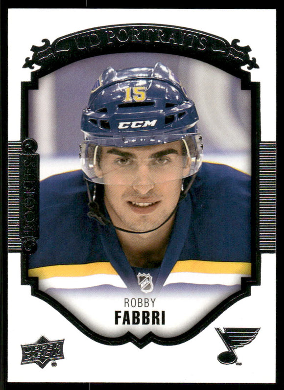 2015-16 Upper Deck UD Portraits #P105 Robby Fabbri