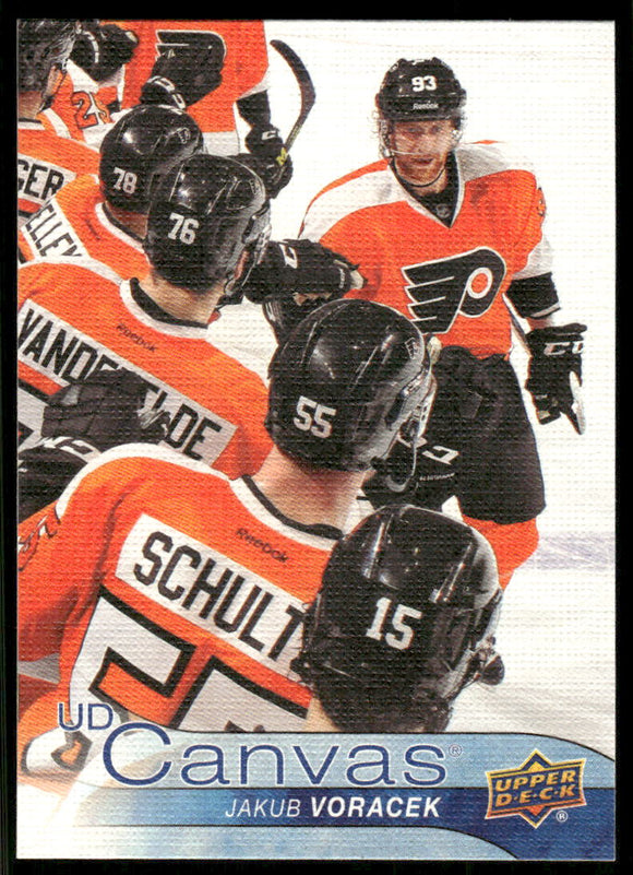 2016-17 Upper Deck Canvas #C62 Jakub Voracek