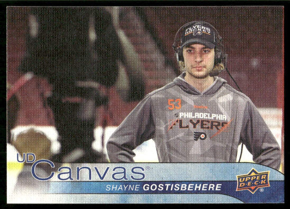 2016-17 Upper Deck Canvas #C63 Shayne Gostisbehere