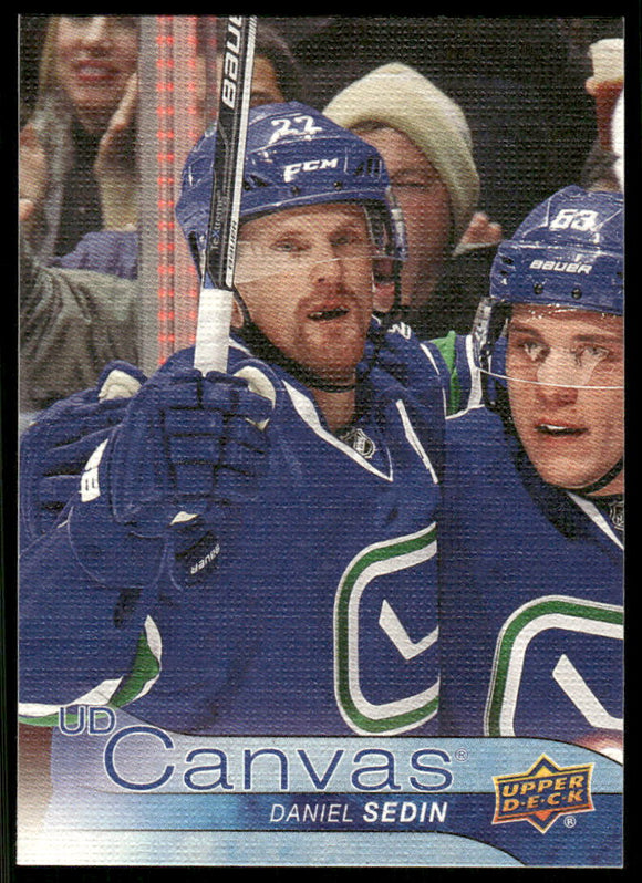 2016-17 Upper Deck Canvas #C80 Daniel Sedin