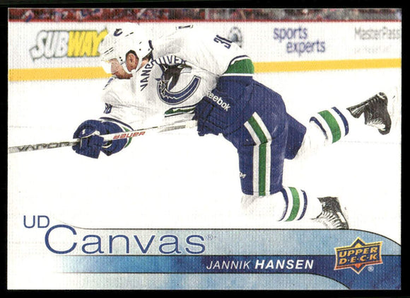 2016-17 Upper Deck Canvas #C82 Jannik Hansen