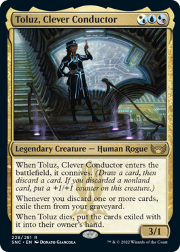 Toluz, Clever Conductor - Streets of New Capenna - English - NM - MTG