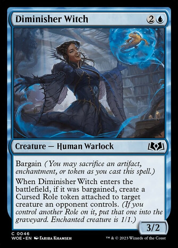 Diminisher Witch - Wilds of Eldraine - English - NM - MTG