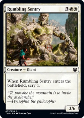 Rumbling Sentry - Theros Beyond Death - English - NM - MTG