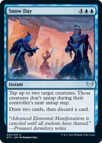 Snow Day - Strixhaven: School of Mages - English - NM - MTG