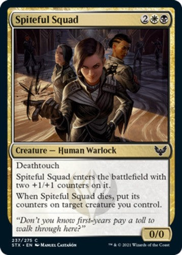 Spiteful Squad - Strixhaven: School of Mages - English - NM - MTG