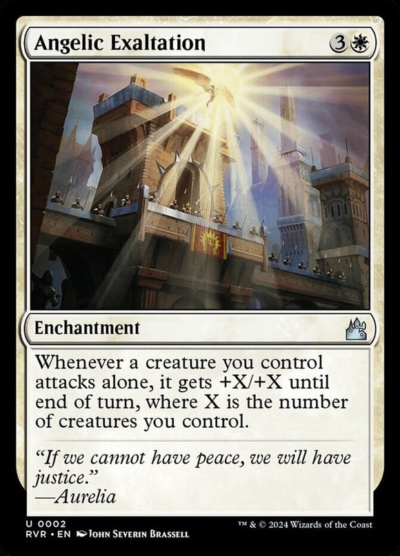 Angelic Exaltation - Ravnica Remastered - English - NM - MTG