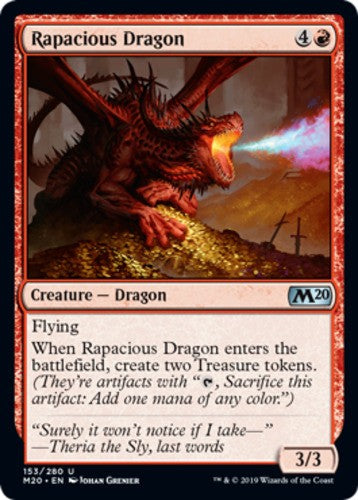 Rapacious Dragon - Core Set 2020 (M20) - English - NM - MTG