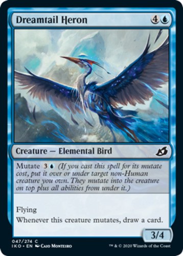 Dreamtail Heron - Ikoria: Lair of Behemoths - English - NM - MTG