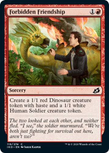 Forbidden Friendship - Ikoria: Lair of Behemoths - English - NM - MTG