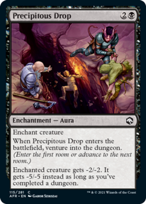 Precipitous Drop - Forgotten Realms - English - NM - MTG