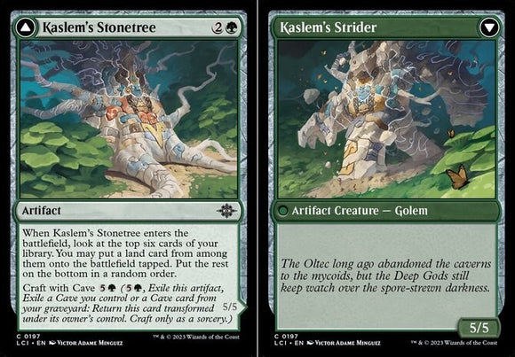 Kaslem's Stonetree // Kaslem's Strider - Lost Caverns of Ixalan - English - NM -
