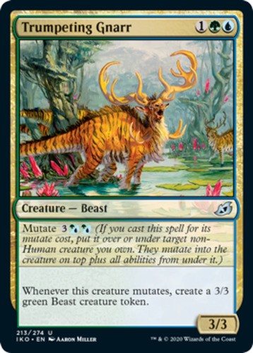 Trumpeting Gnarr - Ikoria: Lair of Behemoths - English - NM - MTG