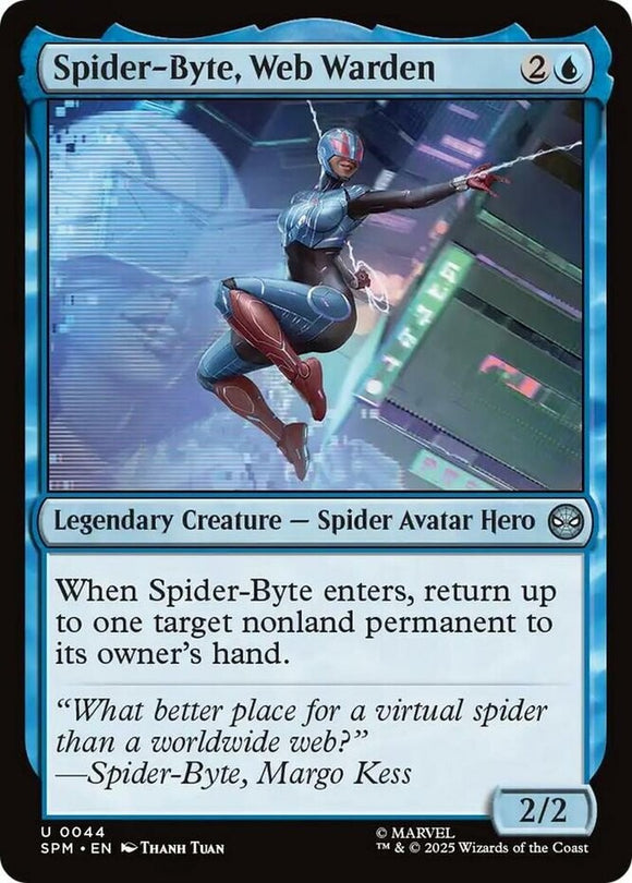 Spider-Byte, Web Warden - Marvel's Spider-Man - English - NM - MTG