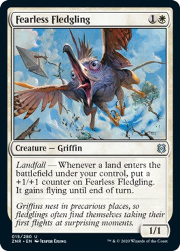 Fearless Fledgling - Zendikar Rising - English - NM - MTG