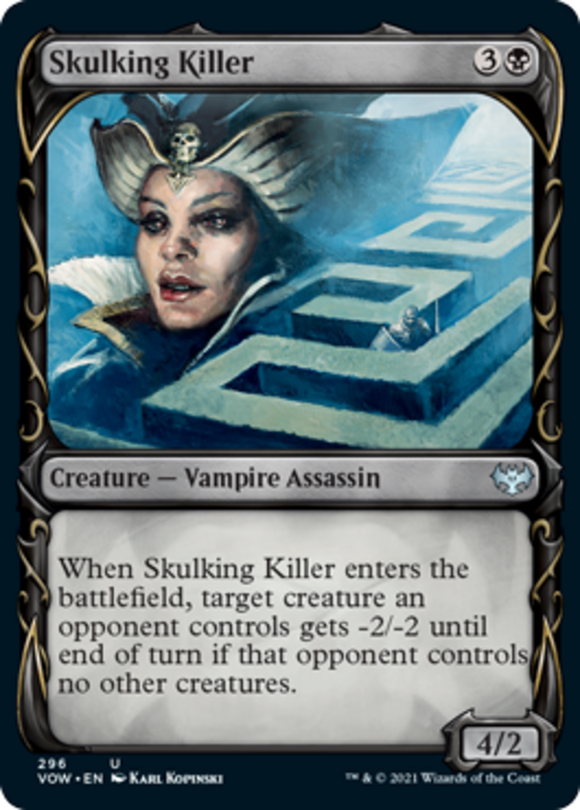Skulking Killer - Showcase - Innistrad: Crimson Vow - English - NM - MTG