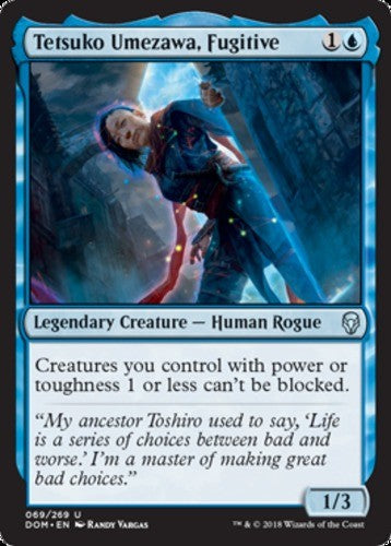 Tetsuko Umezawa, Fugitive - Dominaria - English - NM - MTG