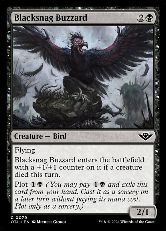 Blacksnag Buzzard - Outlaws of Thunder Junction - English - NM - MTG